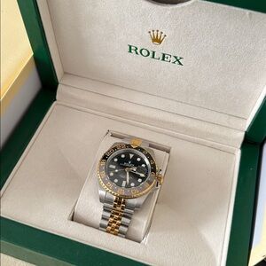 Rolx Silver and Gold Watch Bracelet